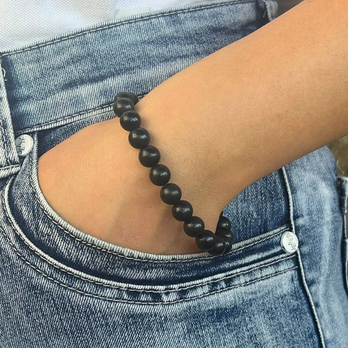 Bracelet 8mm - Shungite