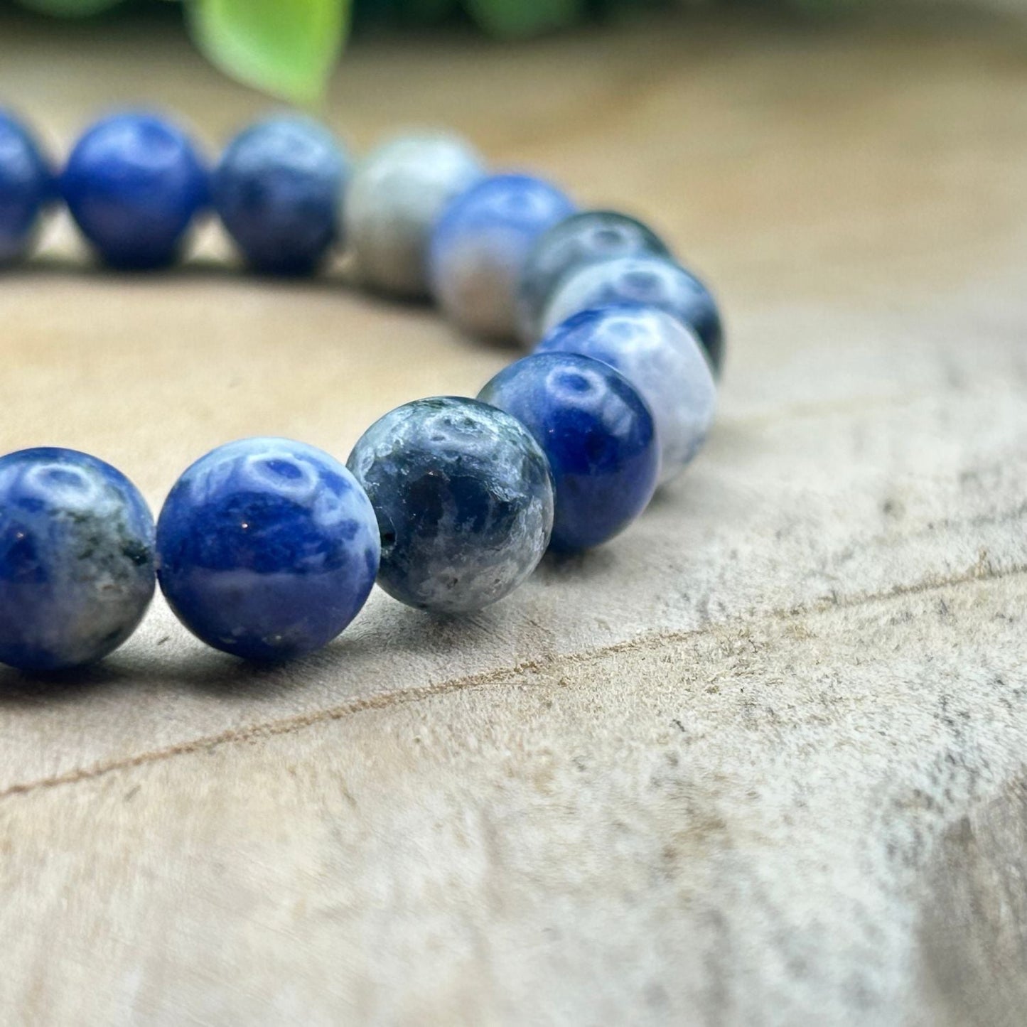 Bracelet 8mm - Sodalite Tacheté