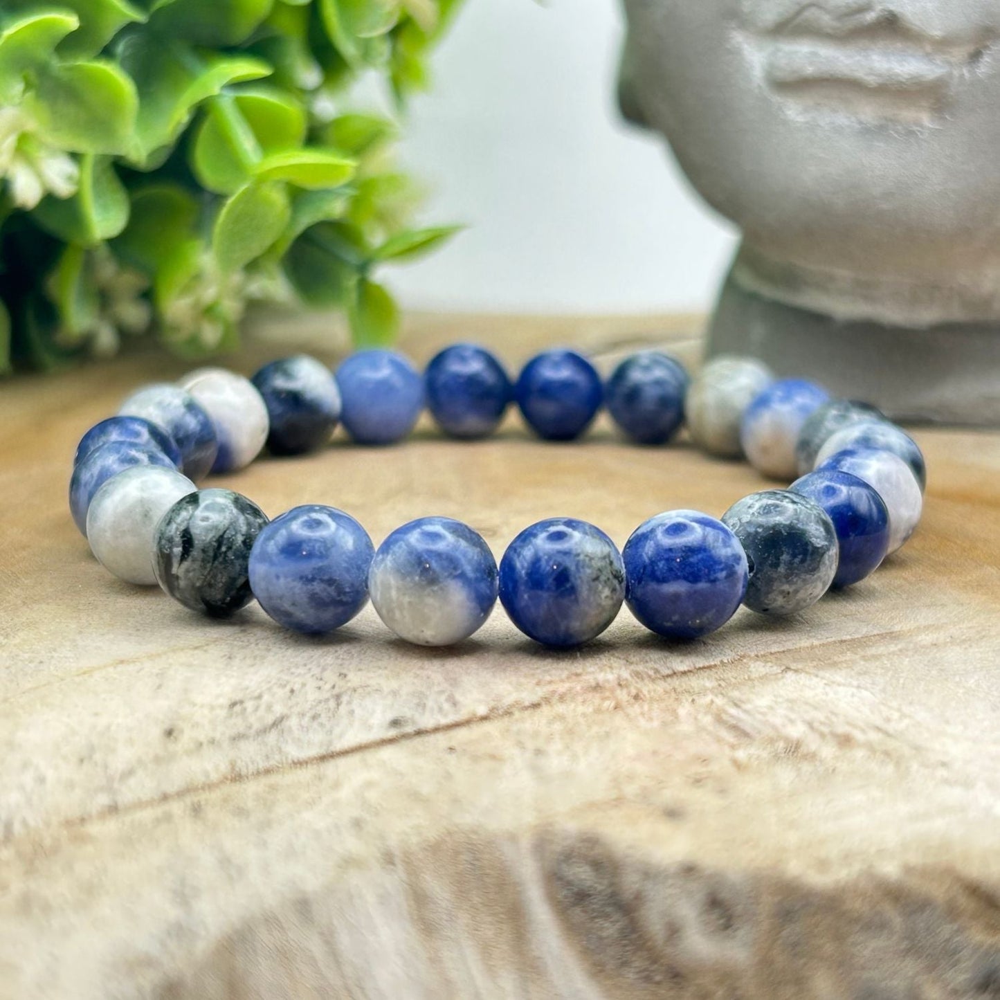 Bracelet 8mm - Sodalite Tacheté