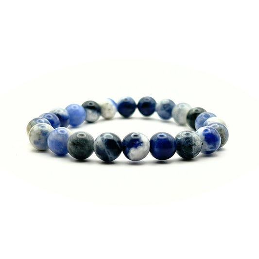 Bracelet 8mm - Sodalite Tacheté