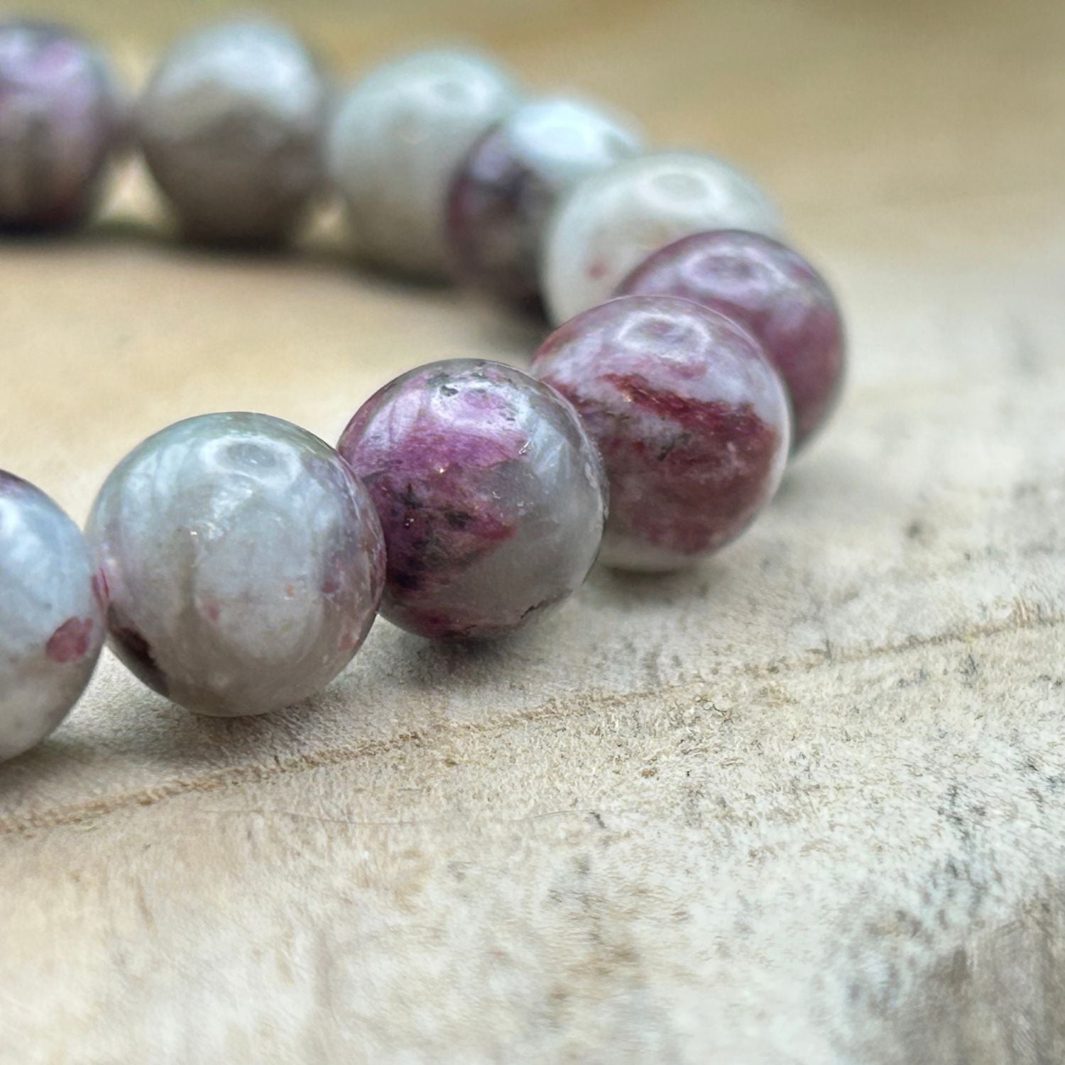 Bracelet 8mm - Tourmaline Rose