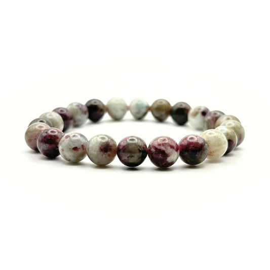 Bracelet 8mm - Tourmaline Rose