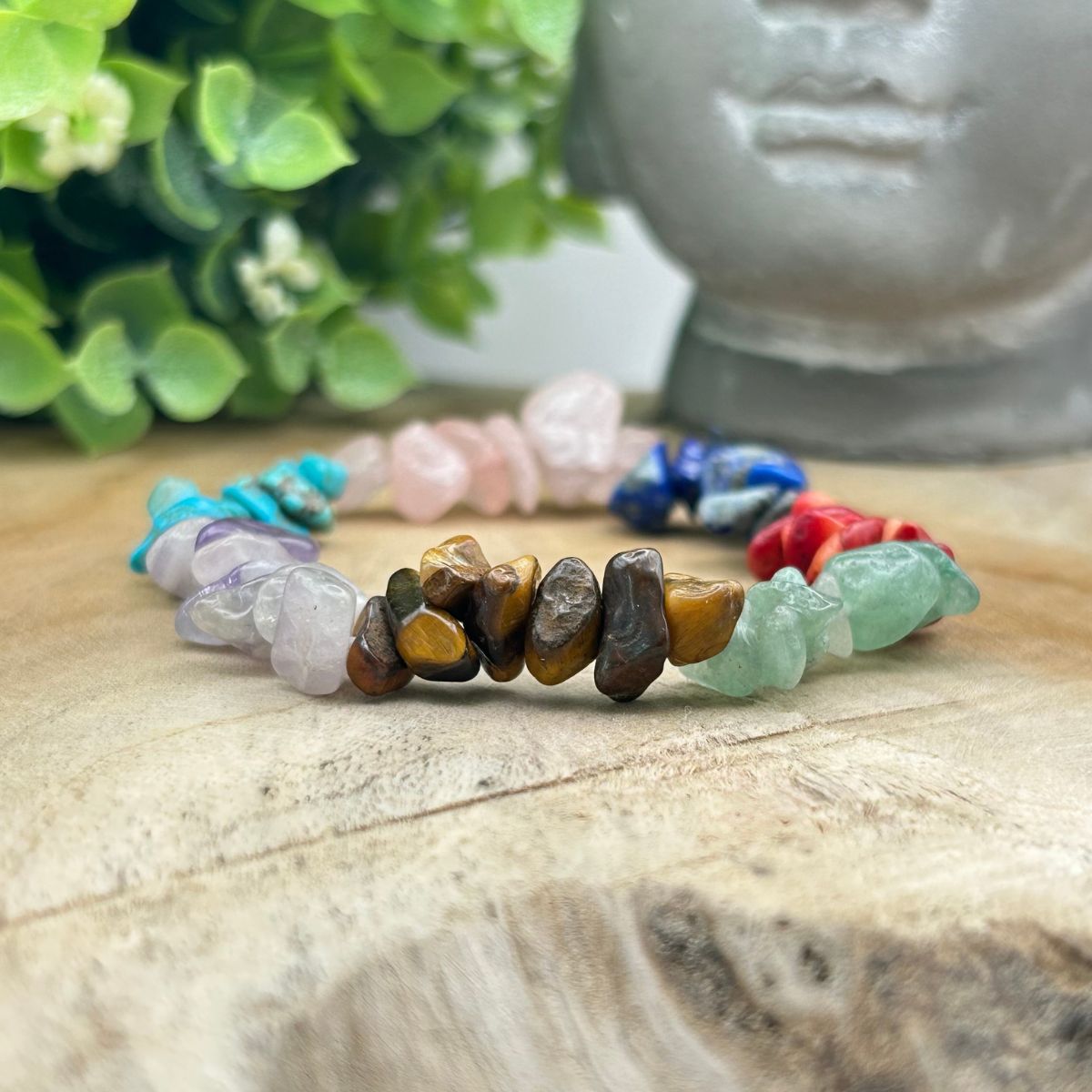 Bracelet chips - 7 chakras