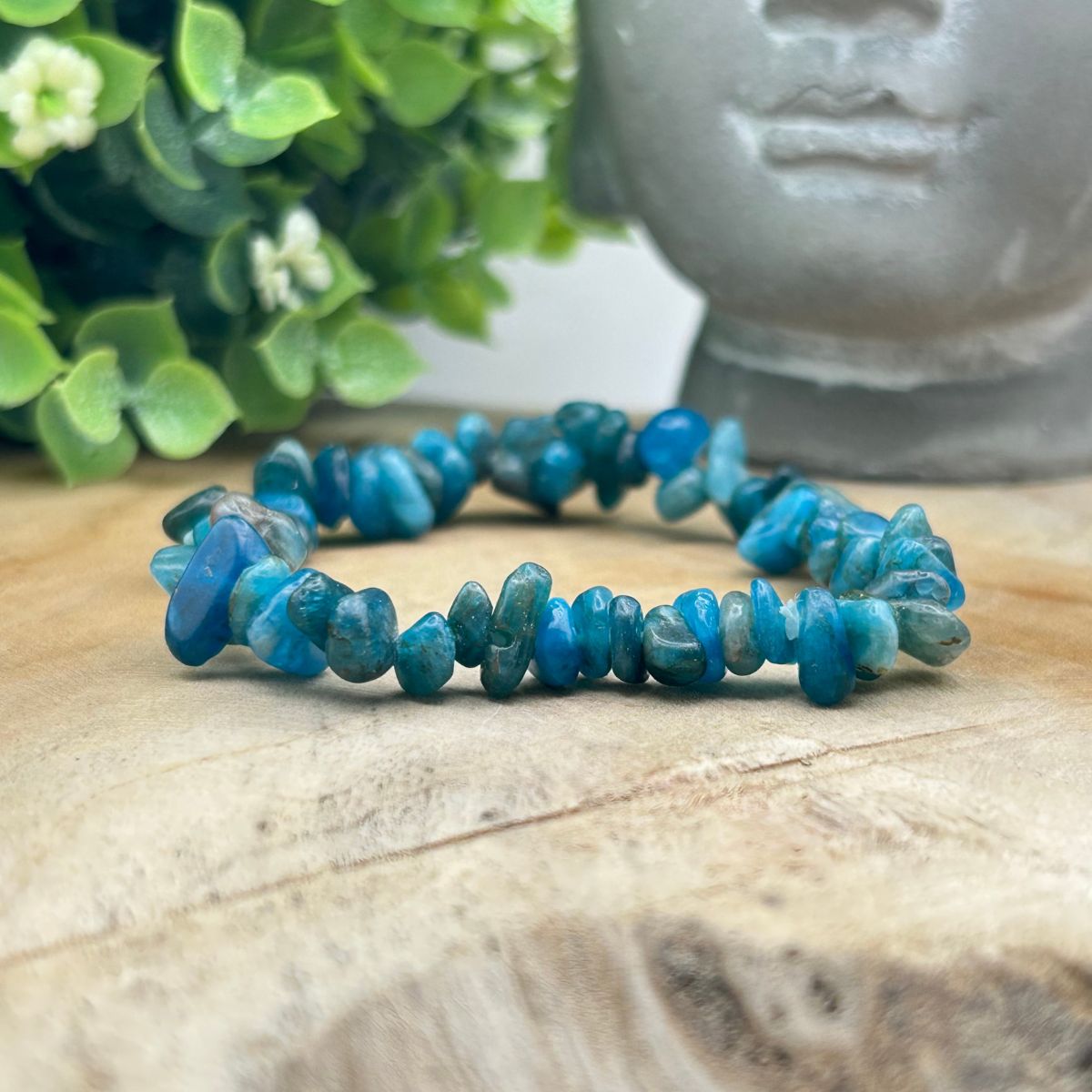 Bracelet chips - Apatite Bleue