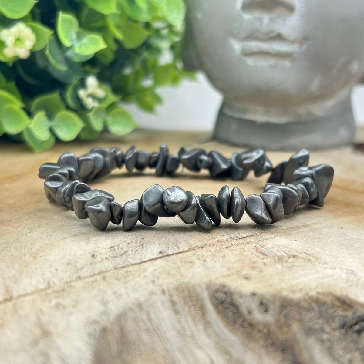 Bracelet chips - Hématite