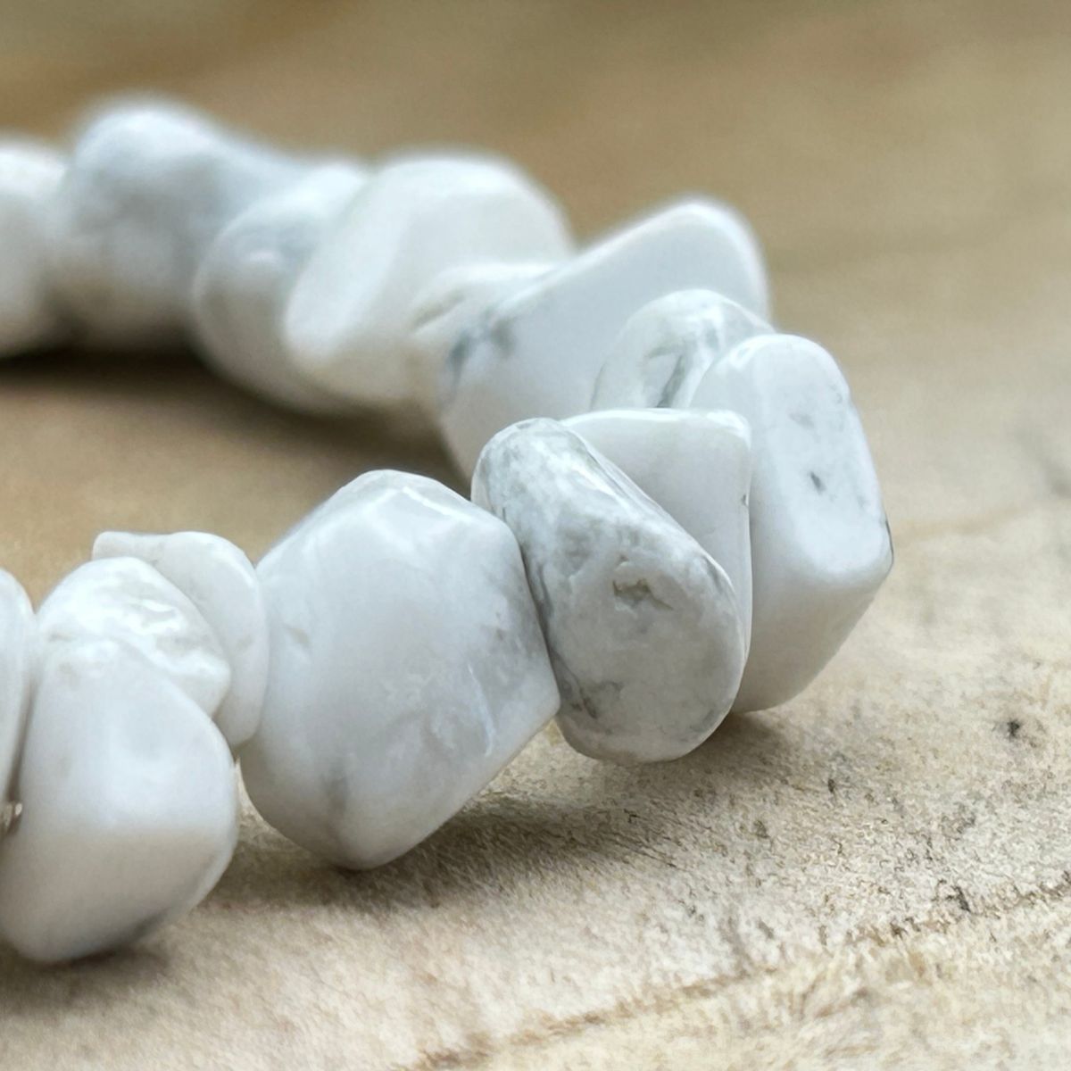 Bracelet chips - Howlite