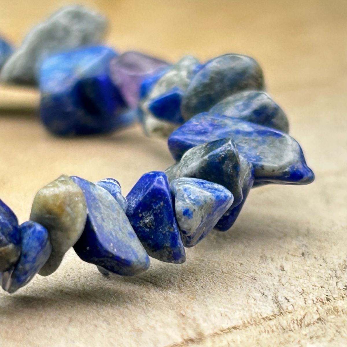 Bracelet chips - Lapis-Lazuli