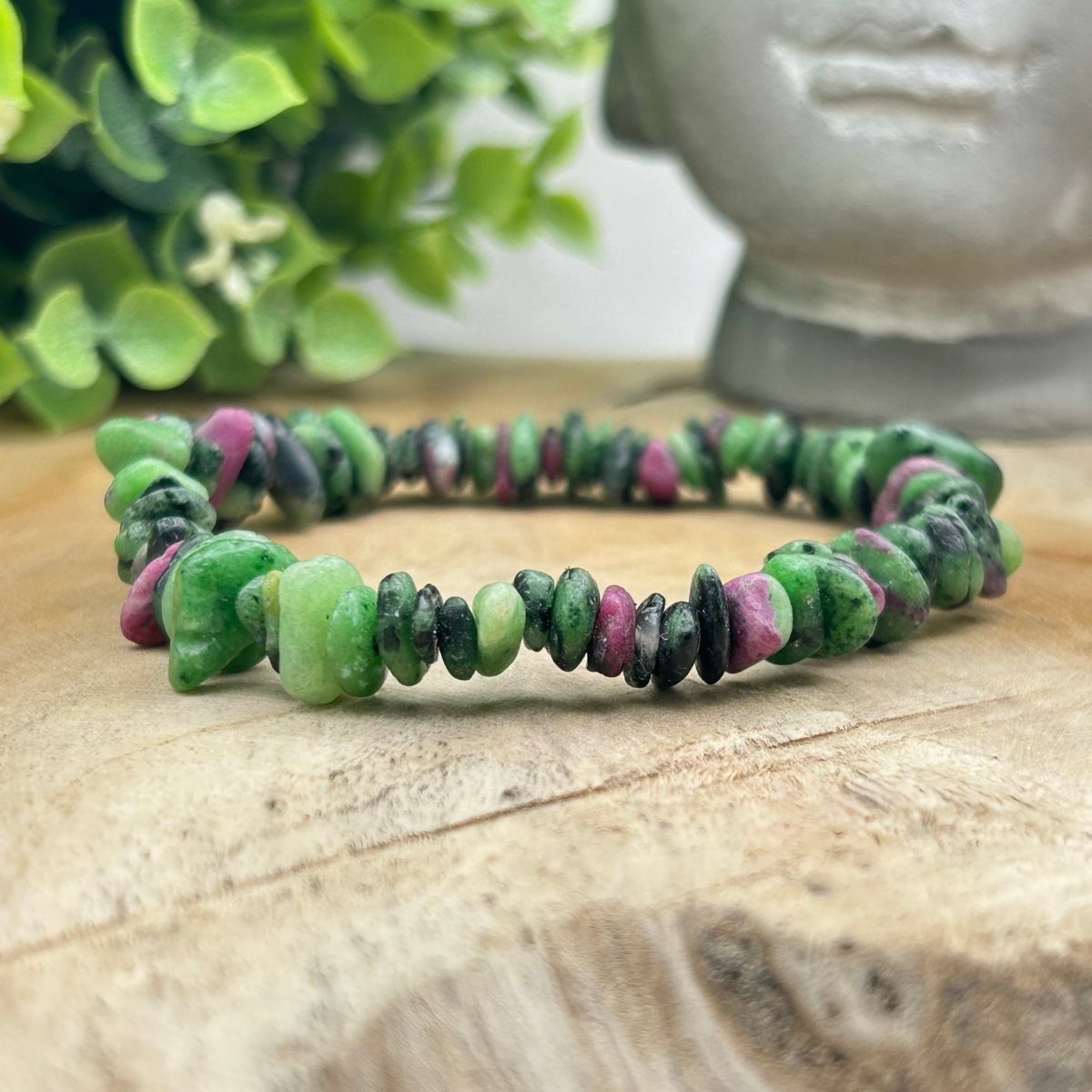 Bracelet chips - Rubis Zoisite