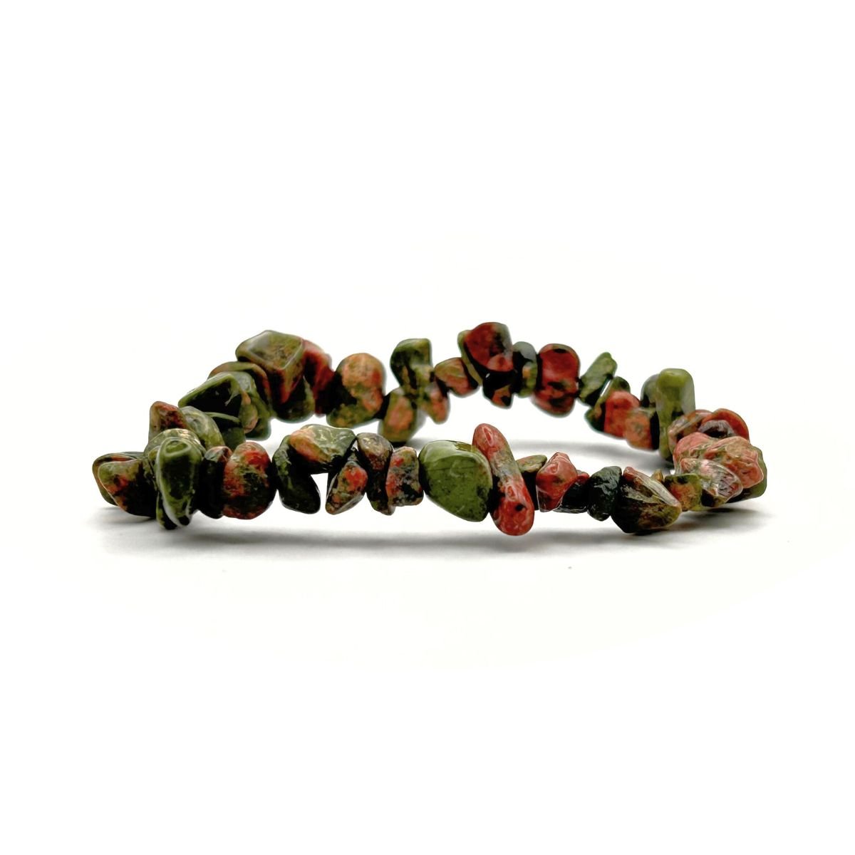 Bracelet chips - Unakite