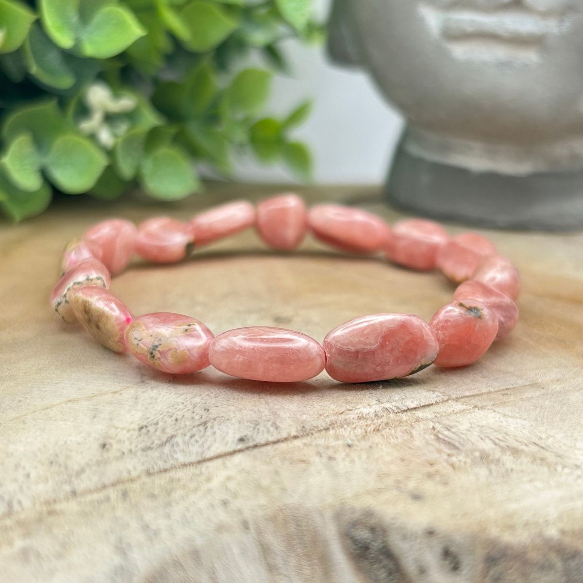 Bracelet Pierres Roulées - Rhodochrosite Argentine