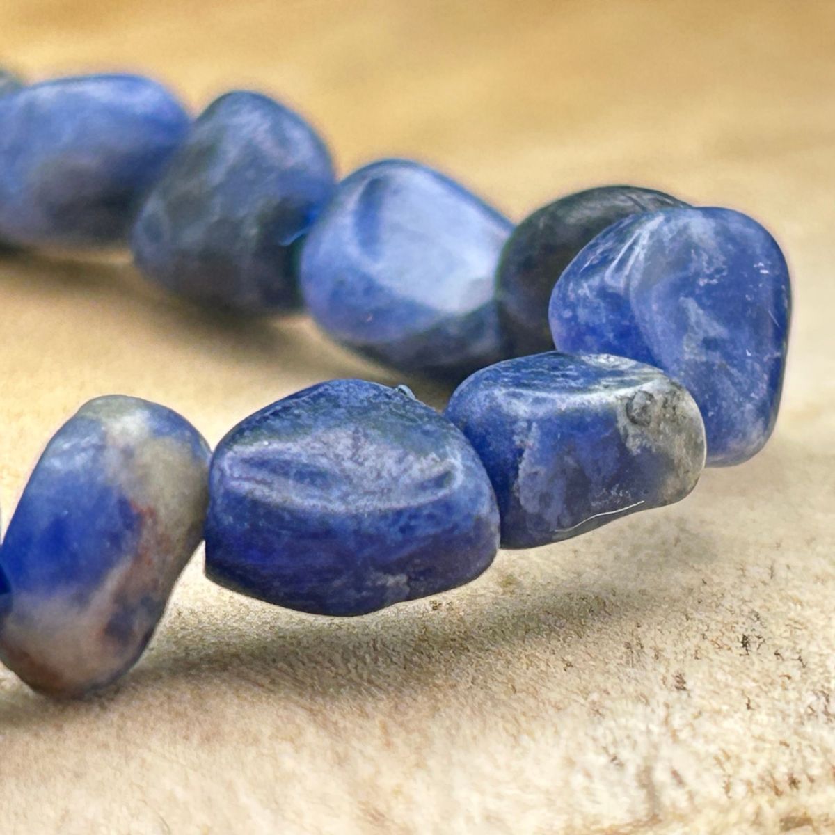 Bracelet Pierres Roulées - Sodalite