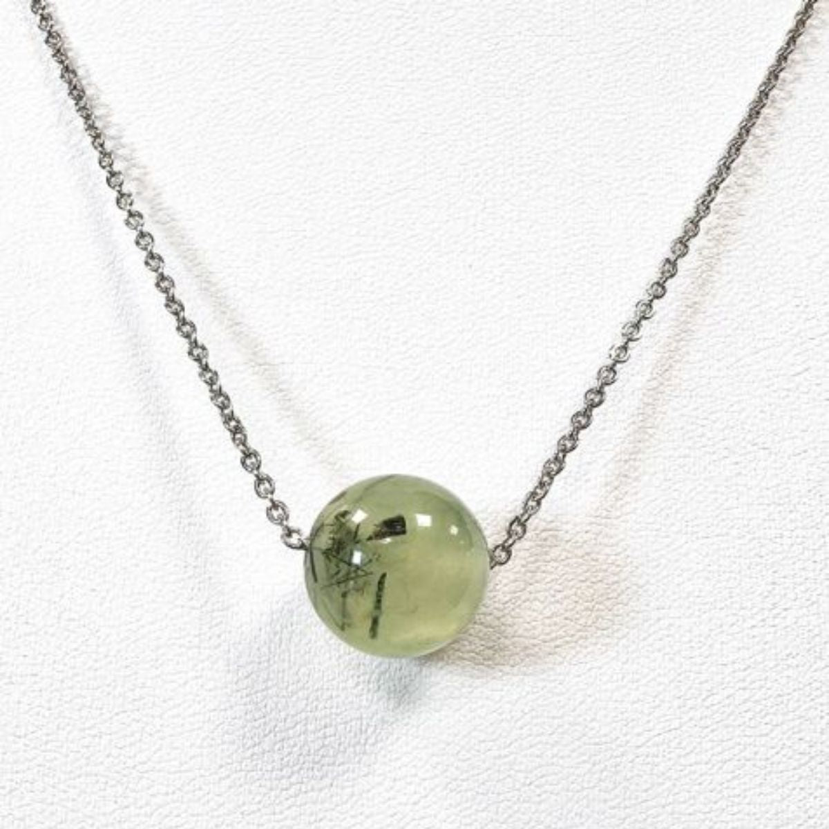 Collier Perle - Prehnite