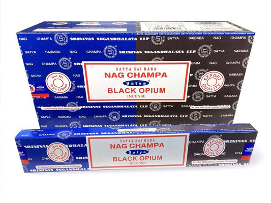 Encens Satya - Nag Champa & Black Opium